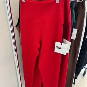 Beach Riot Bold Red Leggings